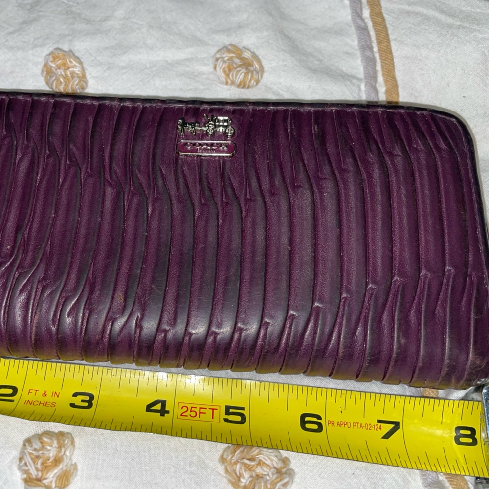 Coach leather wallet